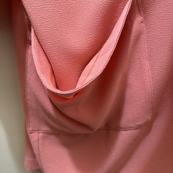 2/$30 Melissa McCarthy Seven 7 Open Front Blazer Jacket 3X Coral Pink Office - Picture 5 of 11